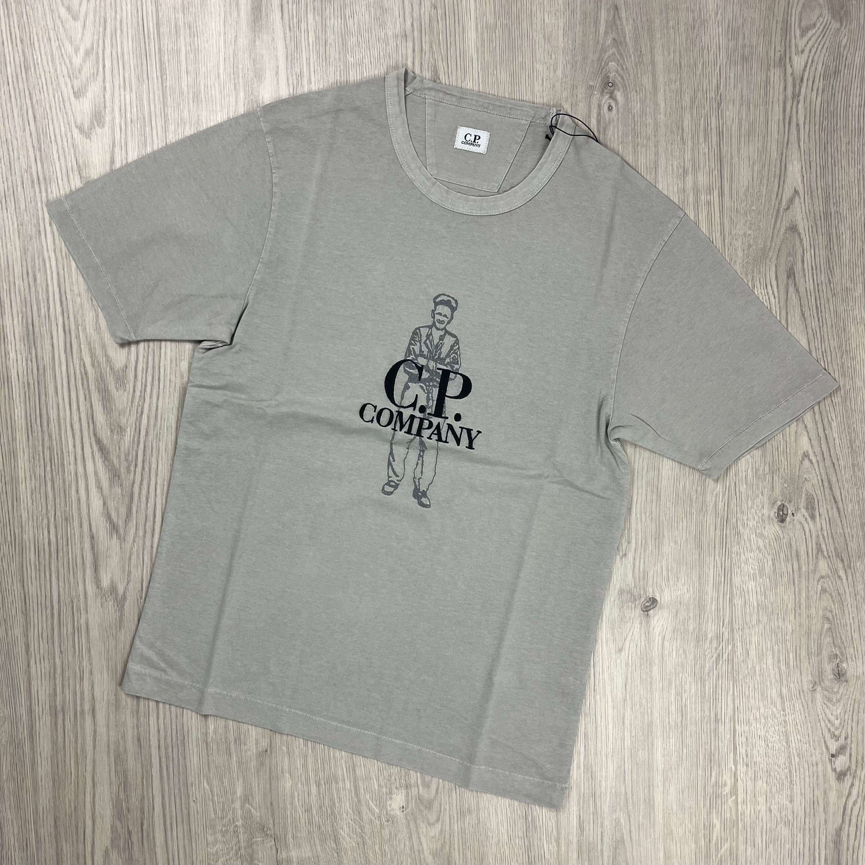 CP Company Sailor T-Shirt - Drizzle Ironleague