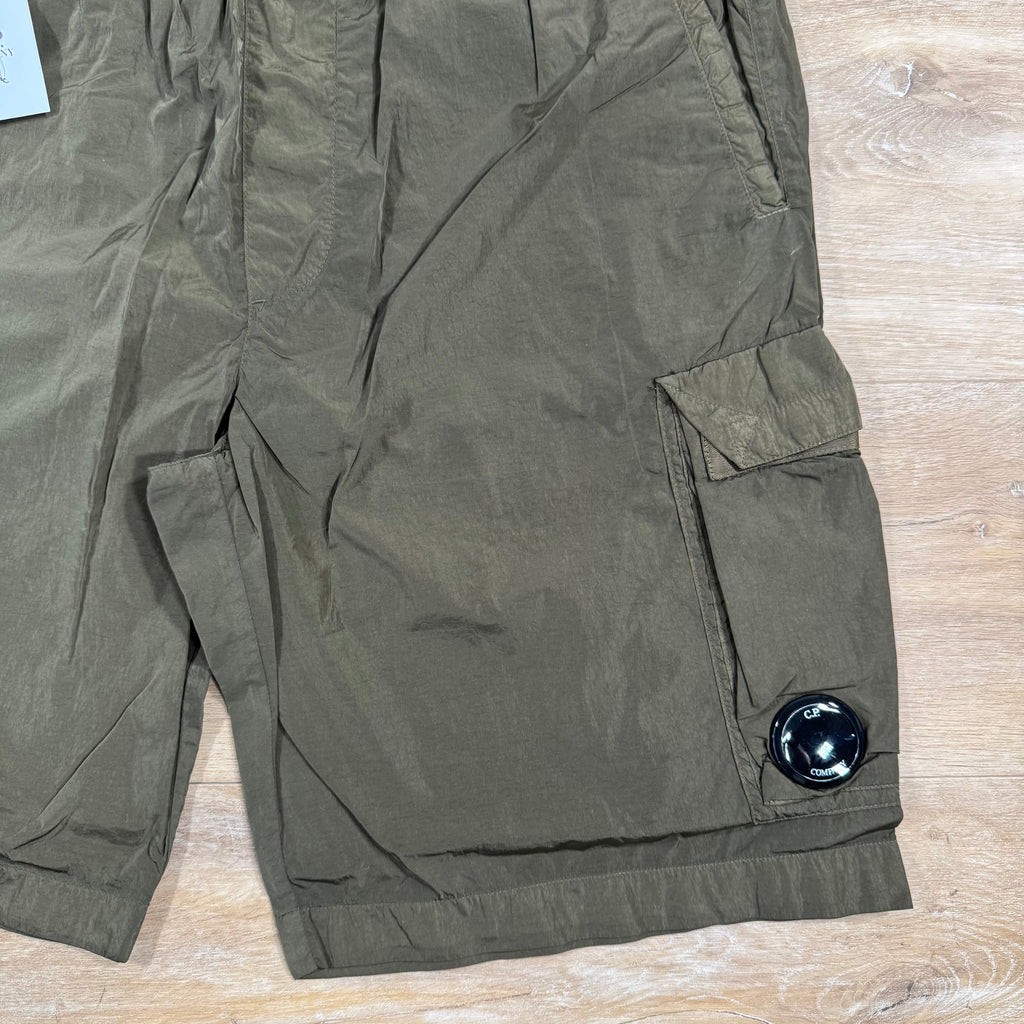 CP Company Chrome-R Cargo Shorts in Ivy Green Ironleague