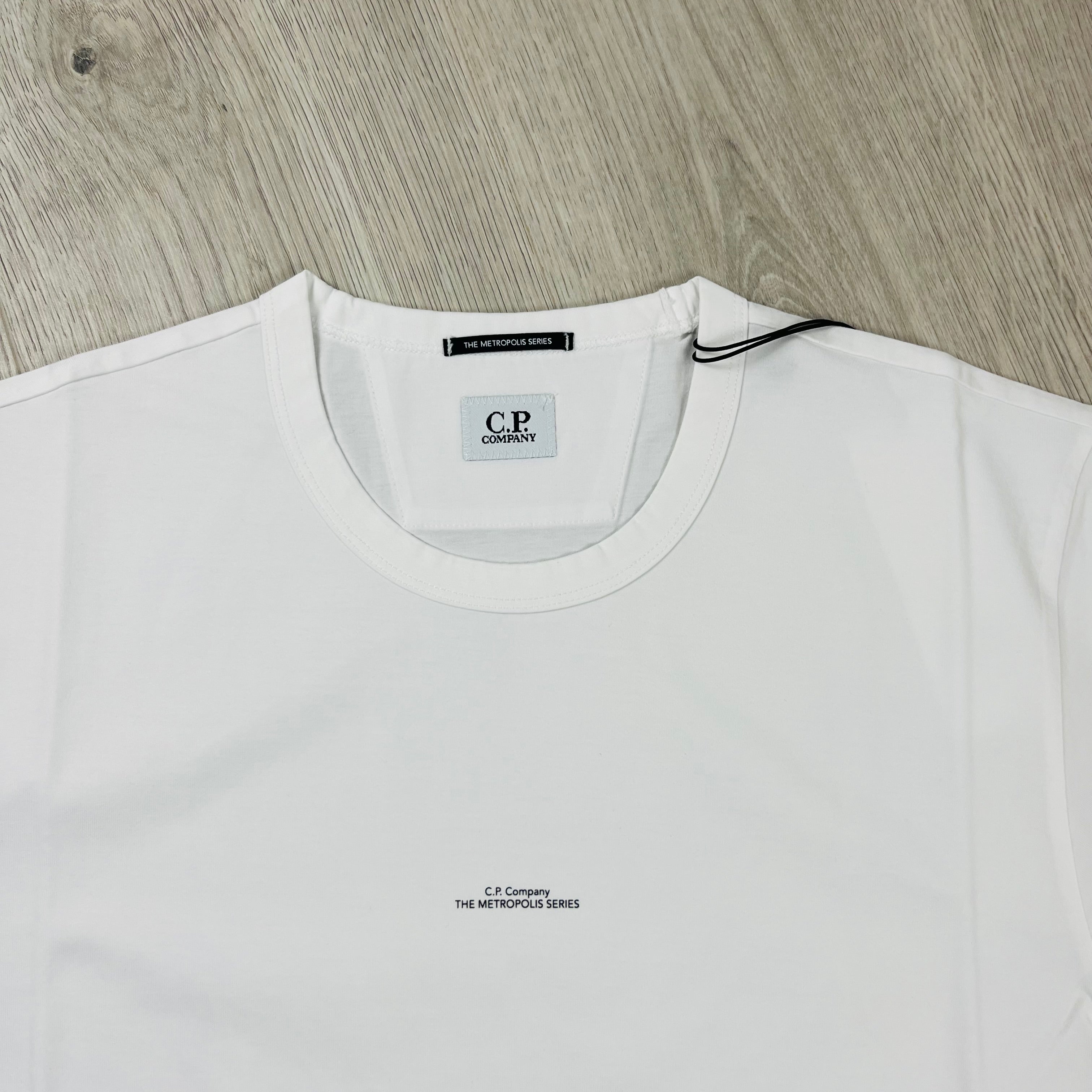 CP Company Metropolis T-Shirt - White Ironleague