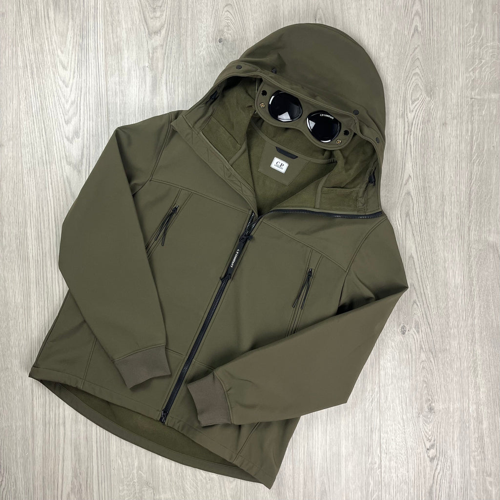 CP Company Shell Goggle Jacket - Ivy Green Ironleague