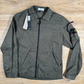 Stone Island Stretch Twill Overshirt in Military Green Ironleague