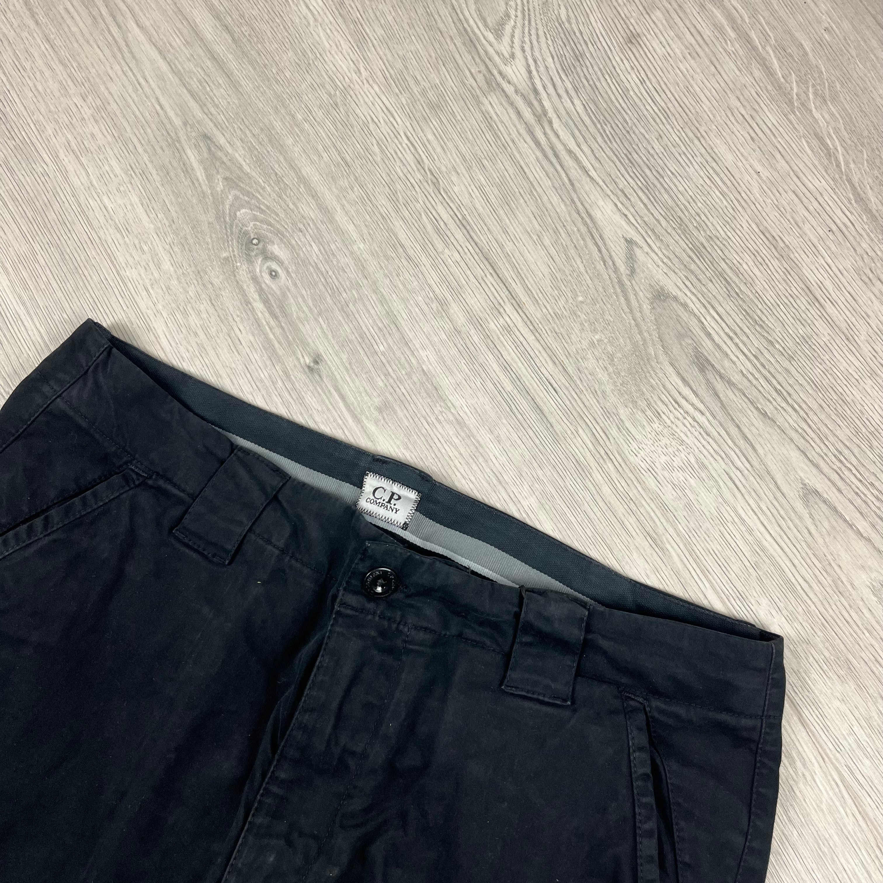CP Company Cargo Trousers - Black Ironleague