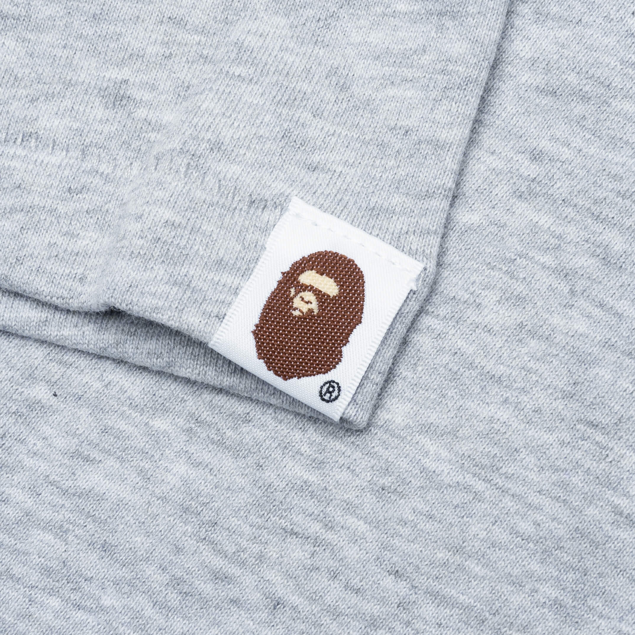 A BATHING APE Feature x Bape College Relaxed Fit Tee - Gray