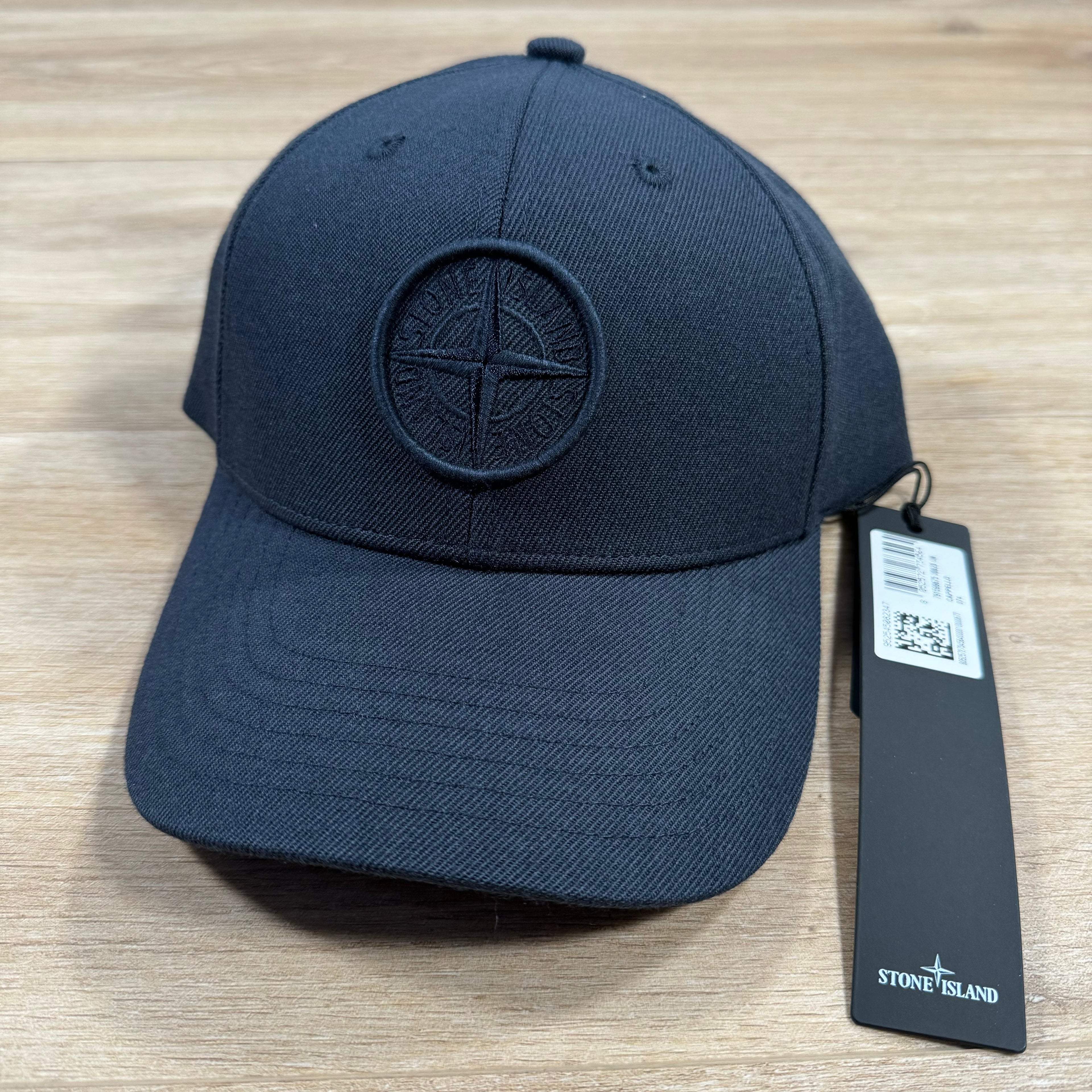 Stone Island Compass Logo Cap in Navy Ironleague