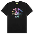 A BATHING APE Graduation General Tee - Black