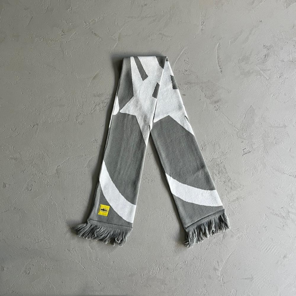 Corteiz Scarf - Grey/White Ironleague