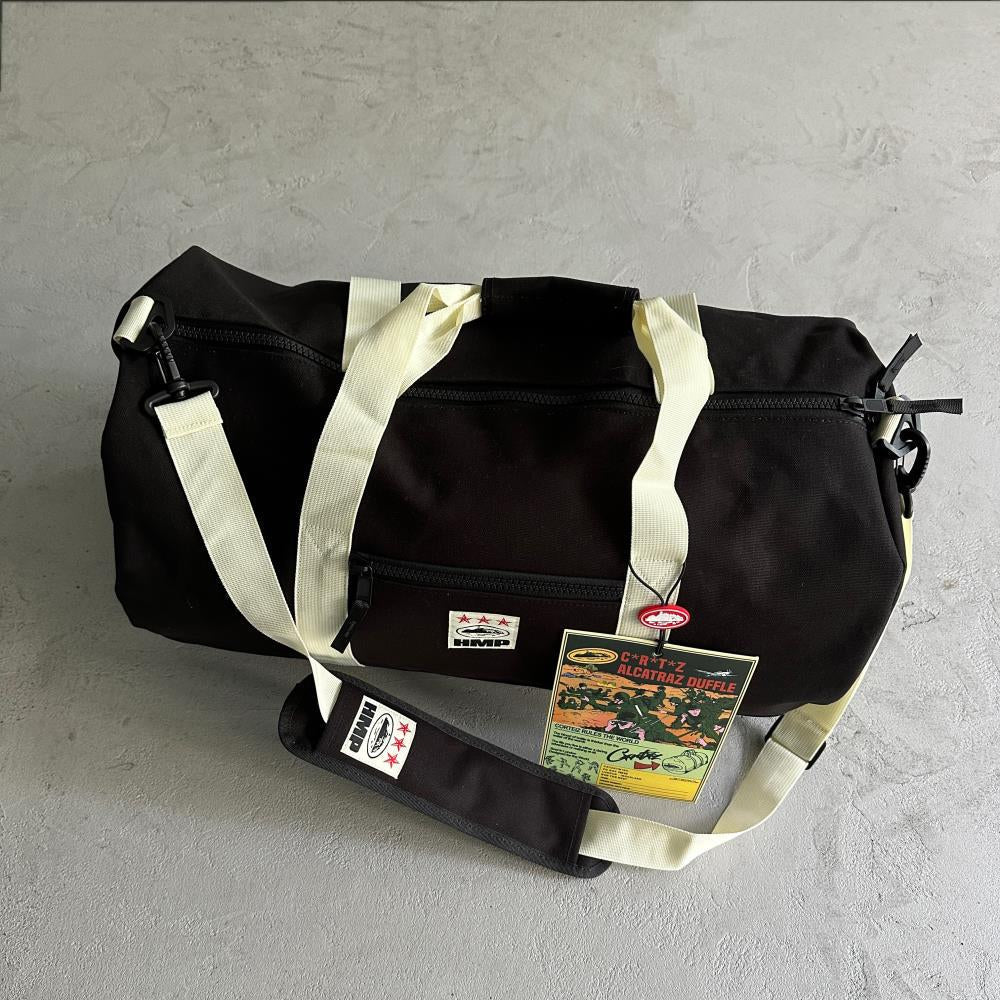 Corteiz HMP Alcatraz Duffle Bag - Black Ironleague