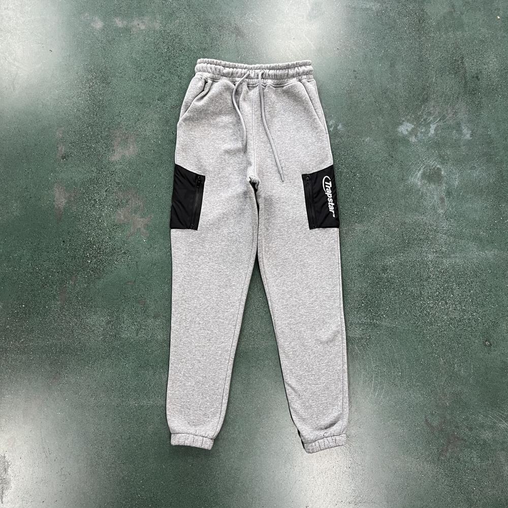 Trapstar Hyperdrive Pocket Tracksuit - Black/Grey Ironleague
