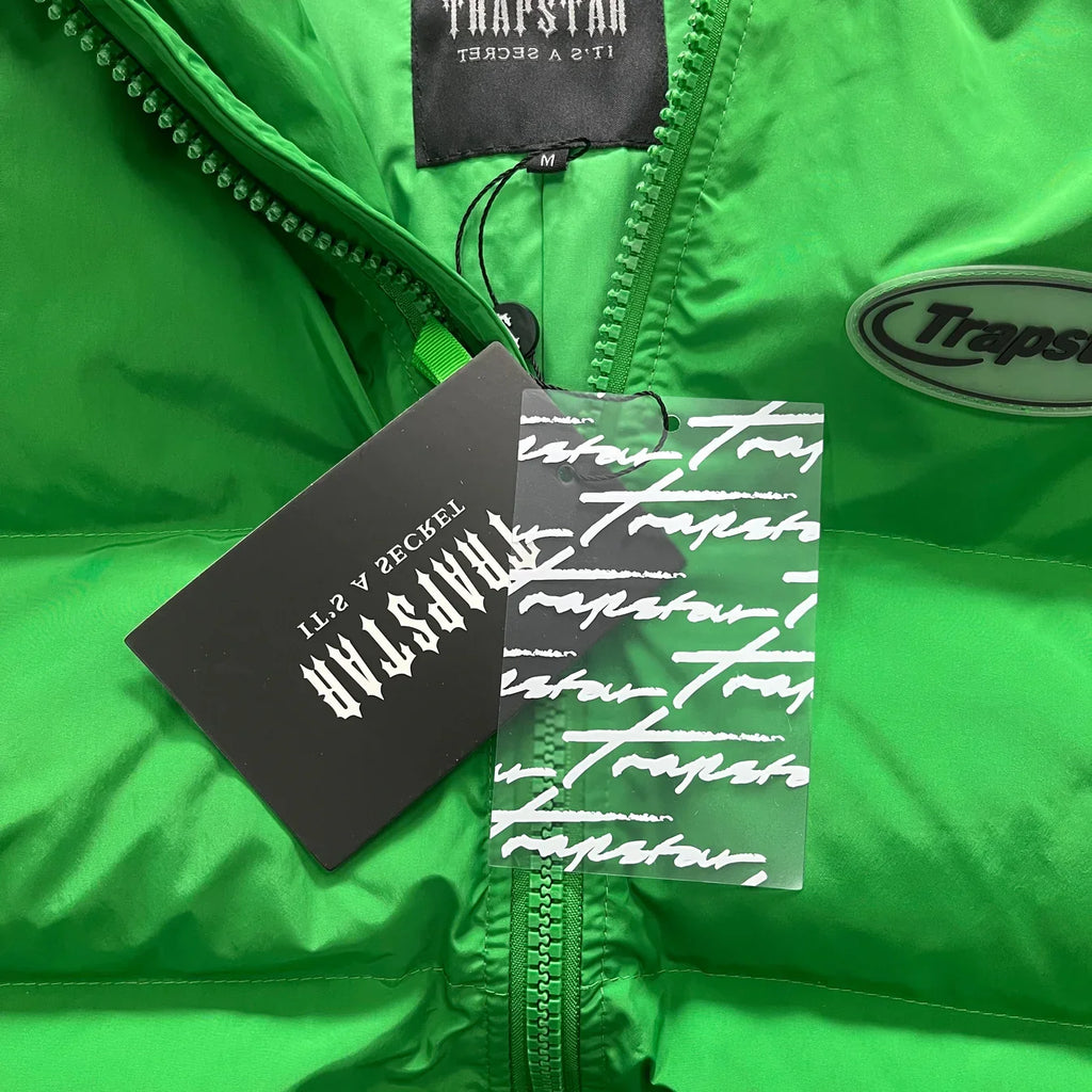 Trapstar Hyperdrive Puffer Jacket - Green Ironleague