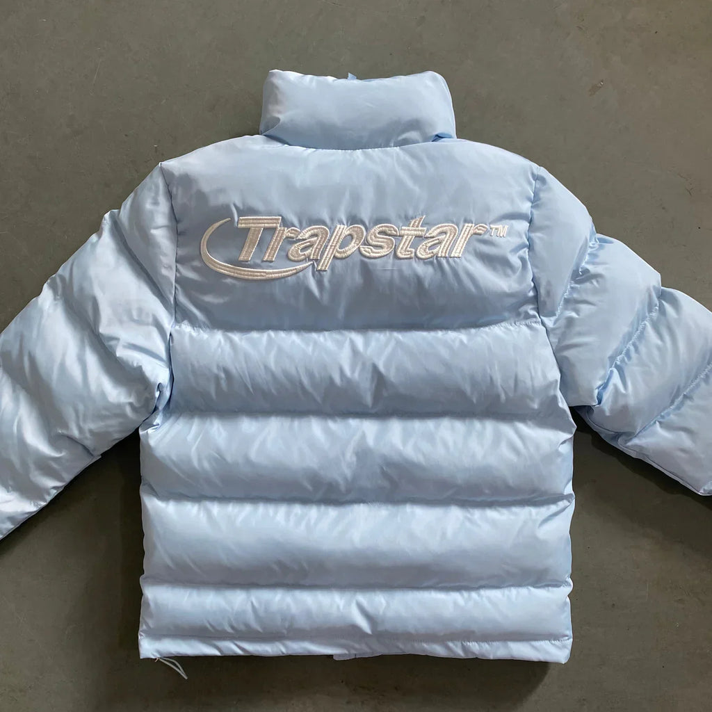 Trapstar Hyperdrive Puffer Jacket - Ice Blue Ironleague
