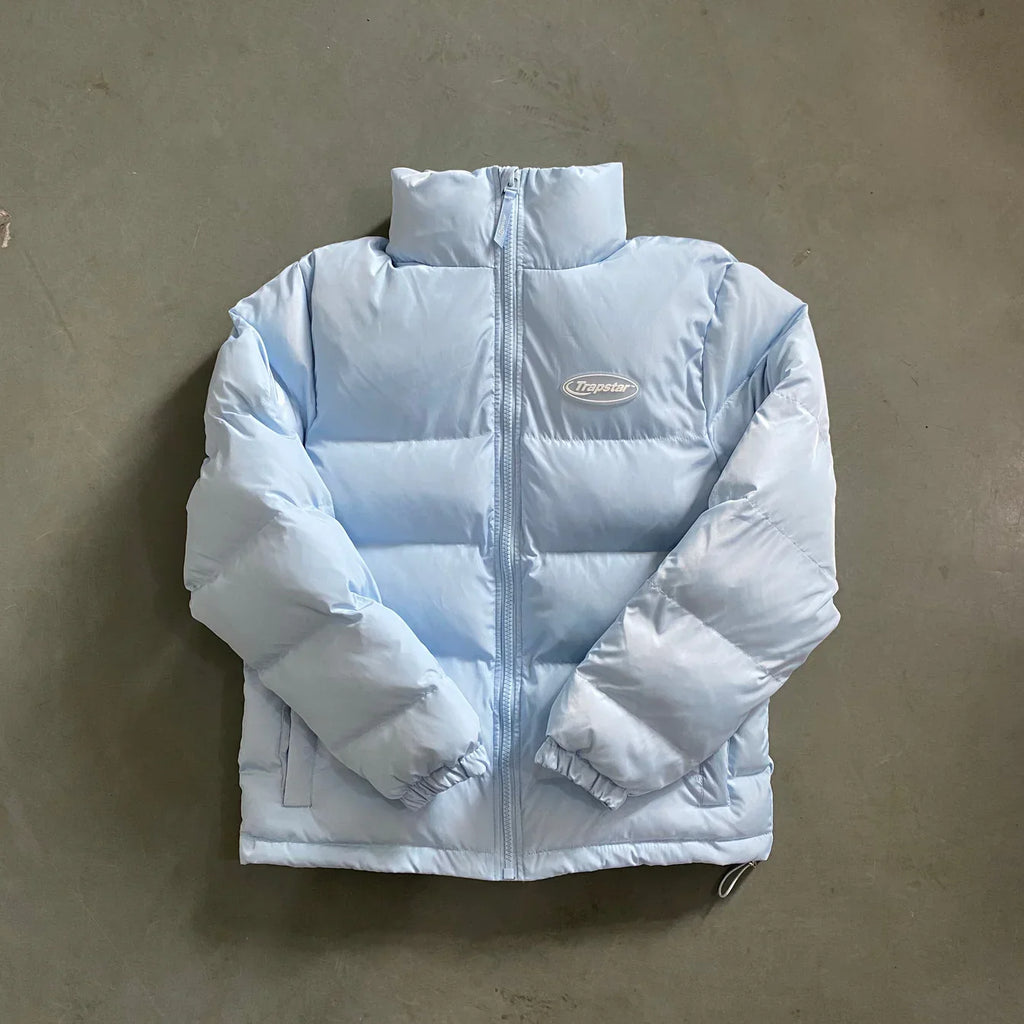 Trapstar Hyperdrive Puffer Jacket - Ice Blue Ironleague
