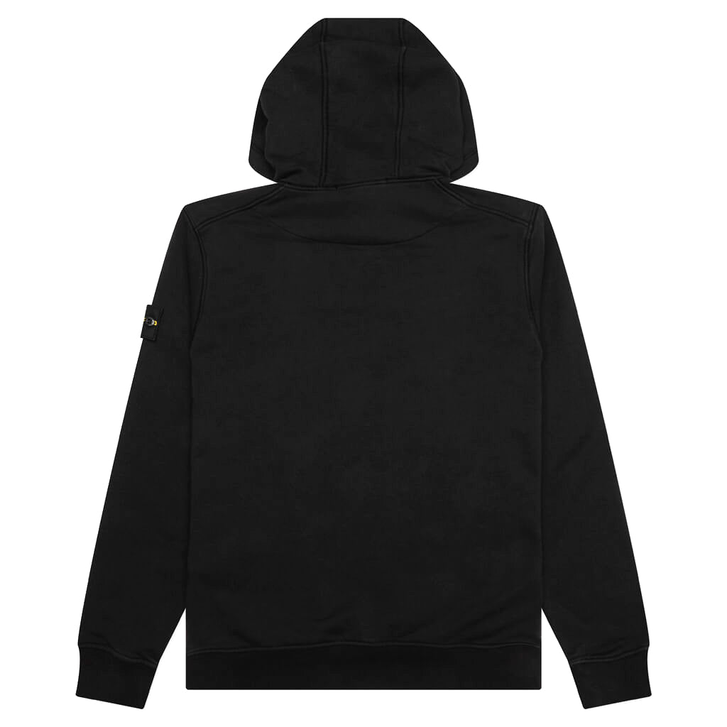 Stone Island Hooded Sweatshirt - Black