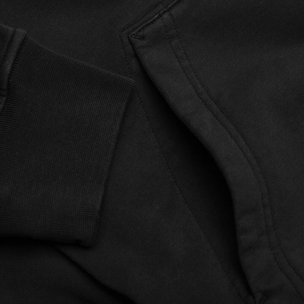 Stone Island Hooded Sweatshirt - Black