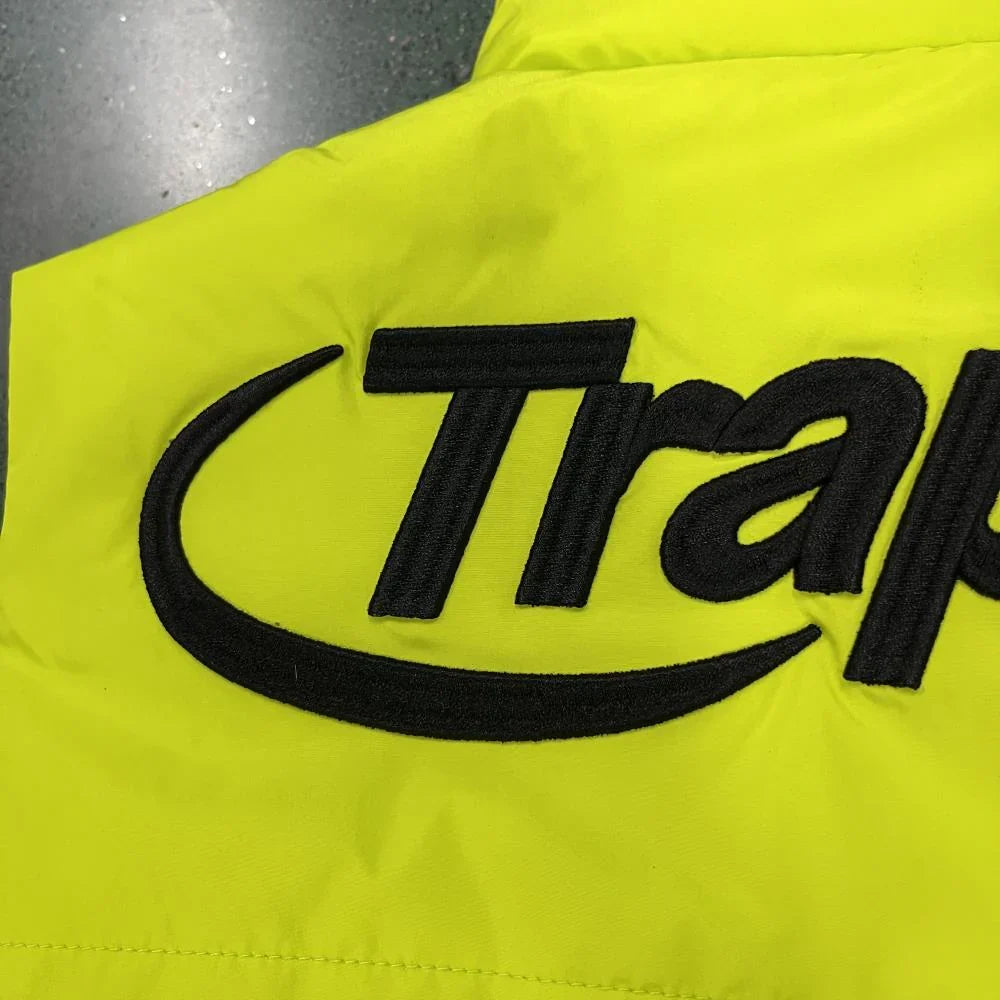 Trapstar Hyperdrive Sleeveless Jacket - Lime Green Ironleague