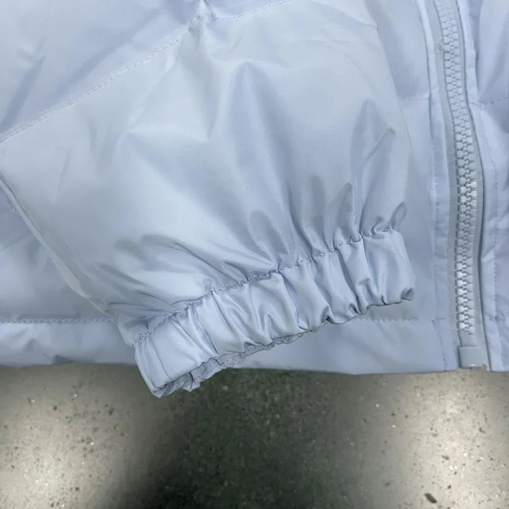 Trapstar Hyperdrive Detachable Hooded Puffer Jacket - Ice Blue Ironleague