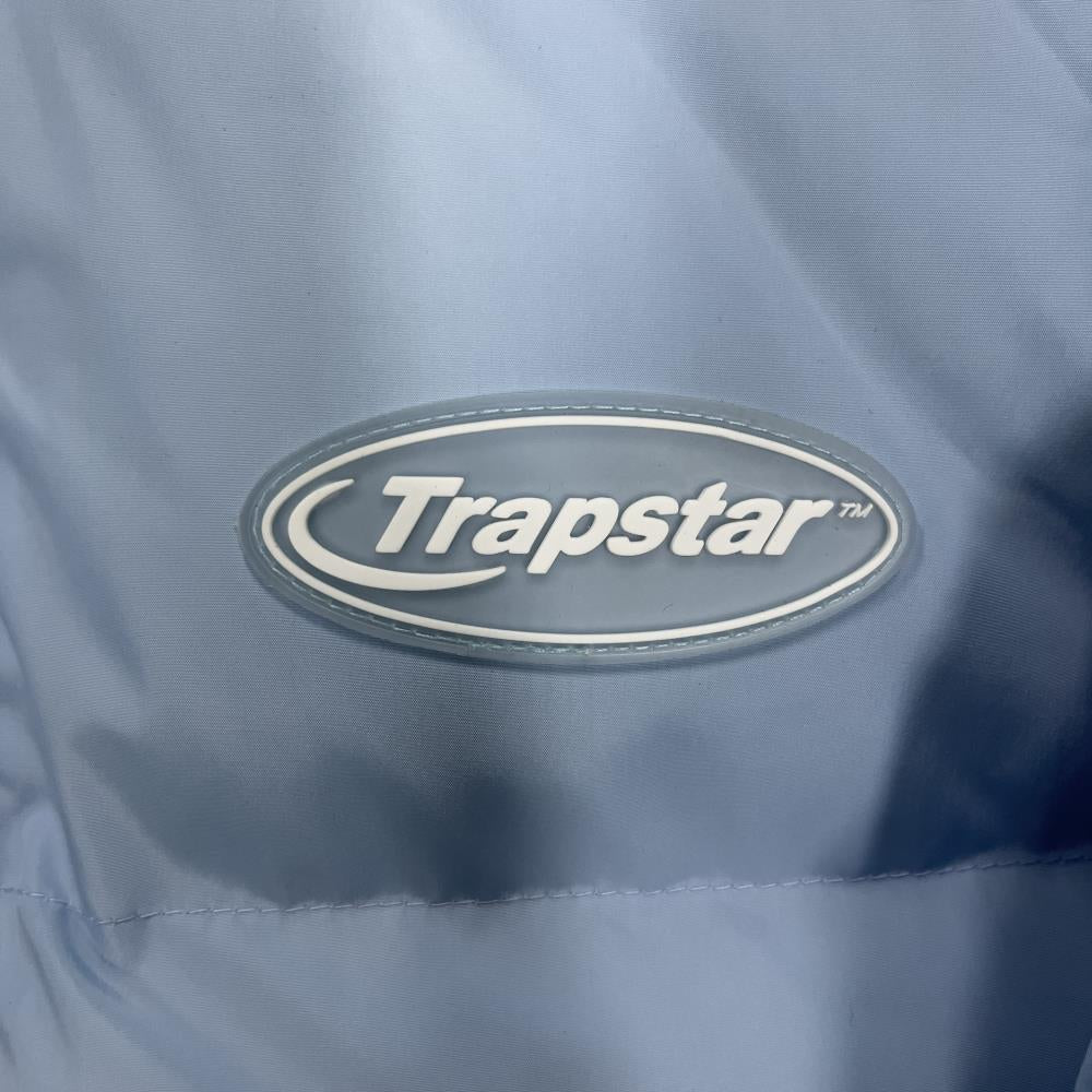 Trapstar Hyperdrive Detachable Hooded Puffer Jacket - Ice Blue Ironleague