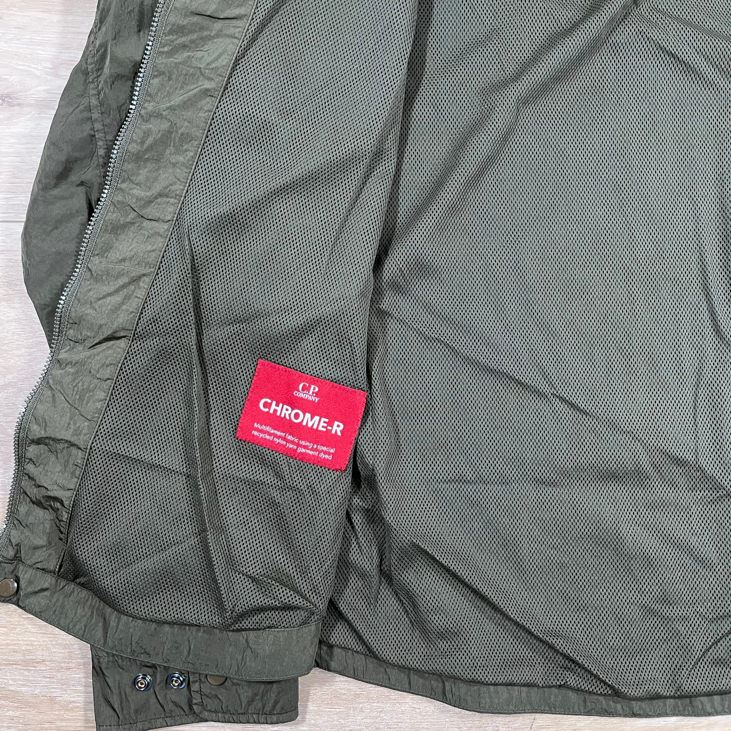 CP Company Chrome-R Lens Overshirt in Ivy Green Ironleague