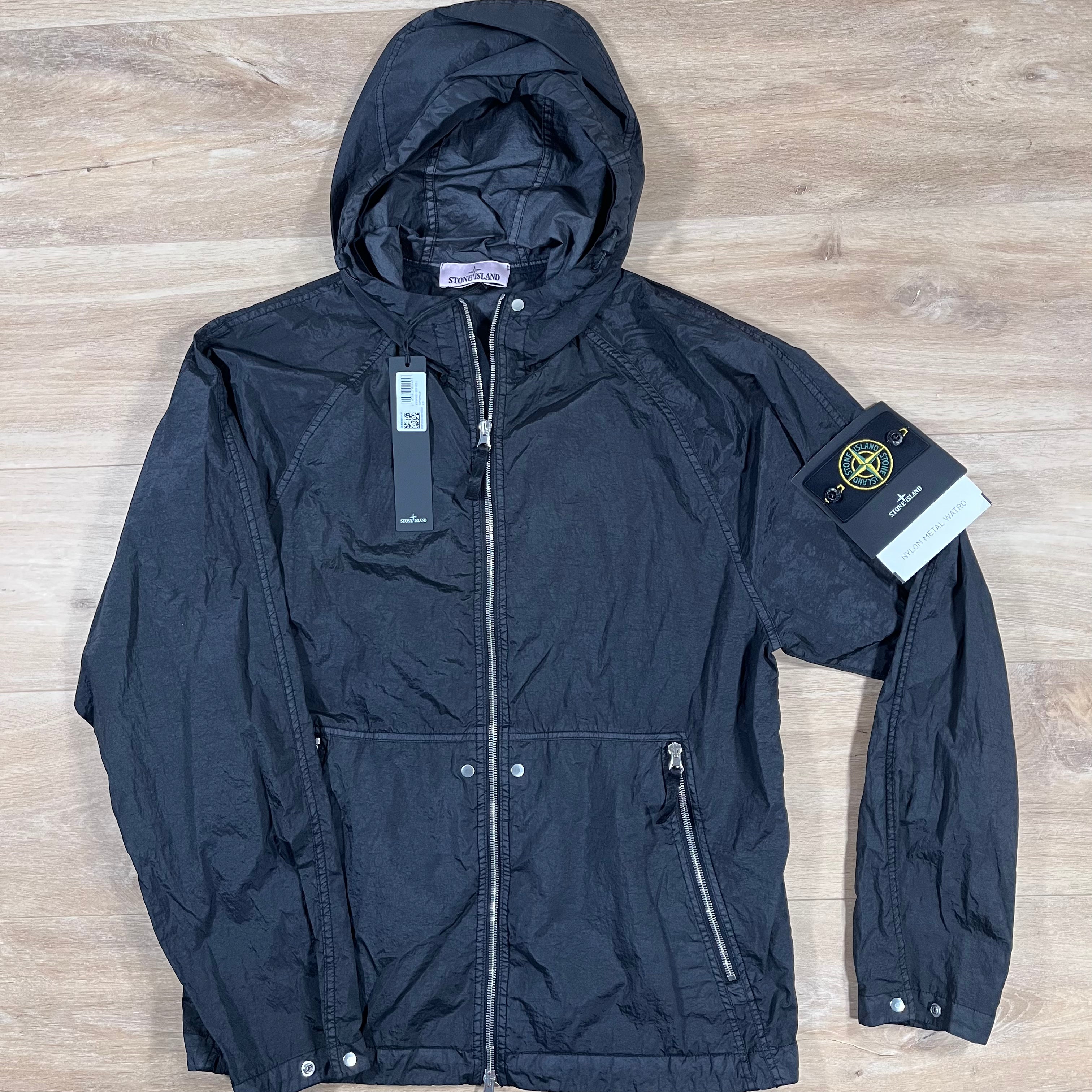 Stone Island Nylon Metal Watro TC Jacket in Black Ironleague