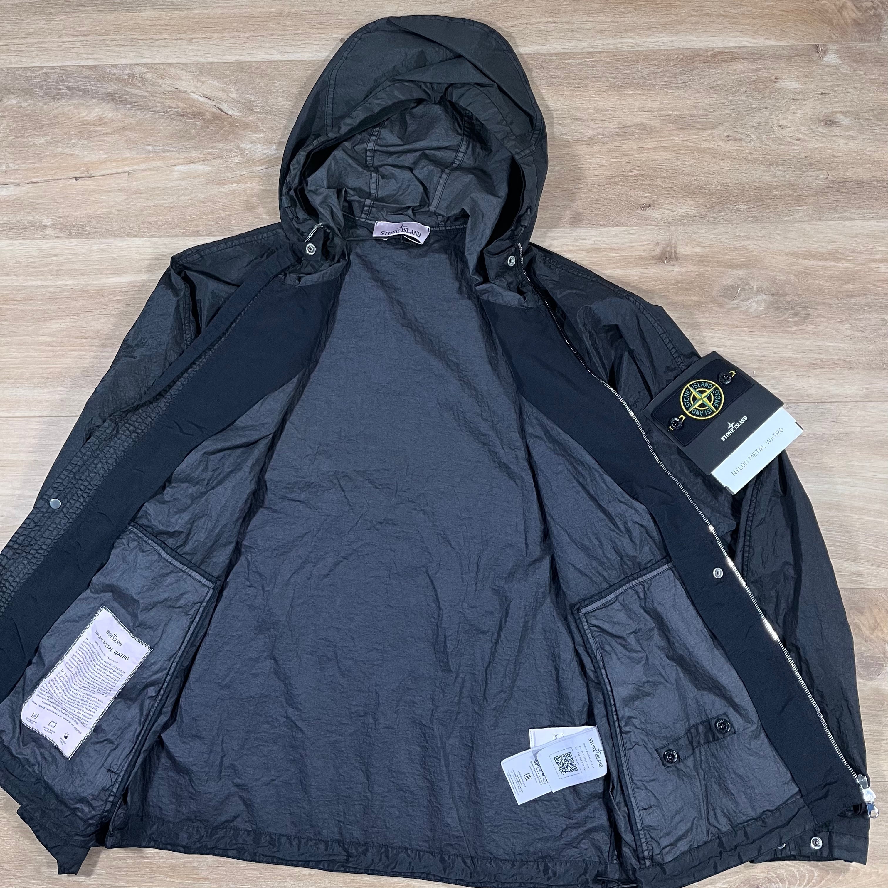 Stone Island Nylon Metal Watro TC Jacket in Black Ironleague
