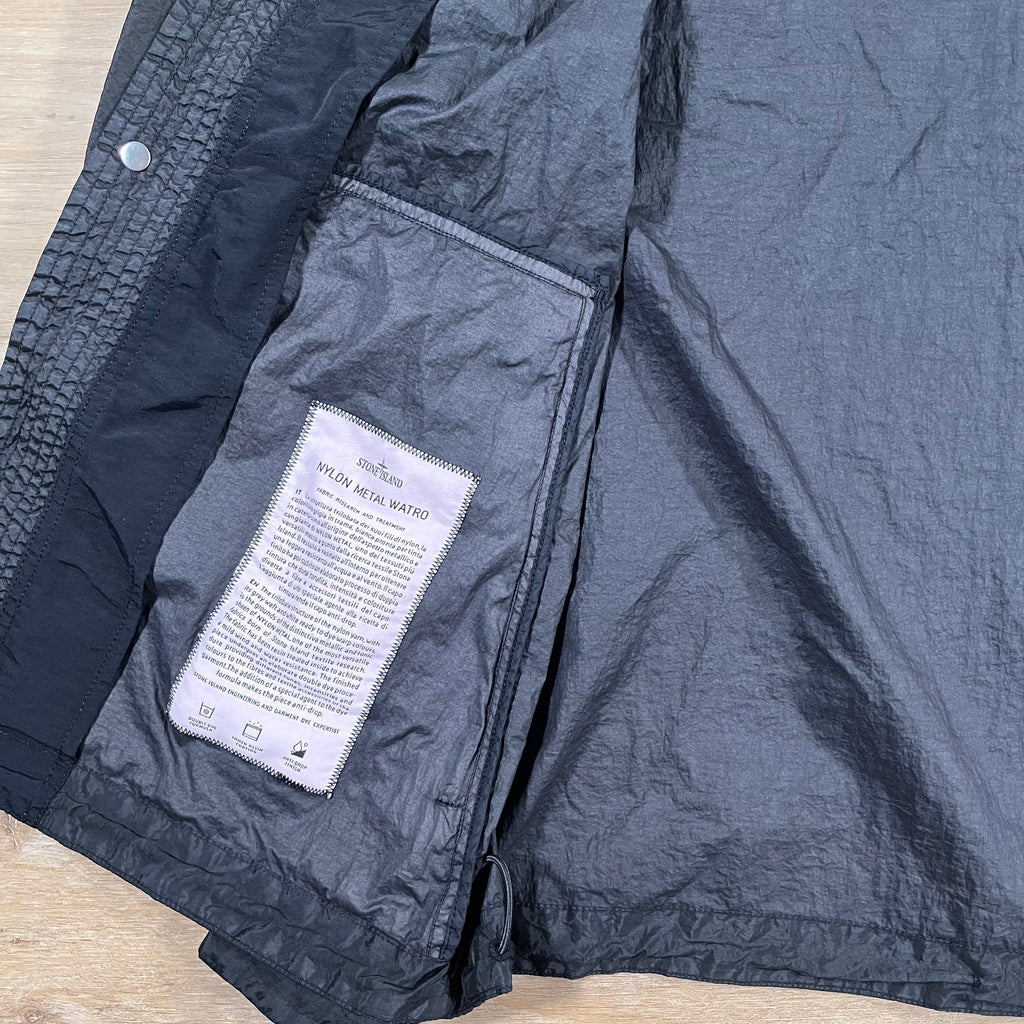 Stone Island Nylon Metal Watro TC Jacket in Black Ironleague