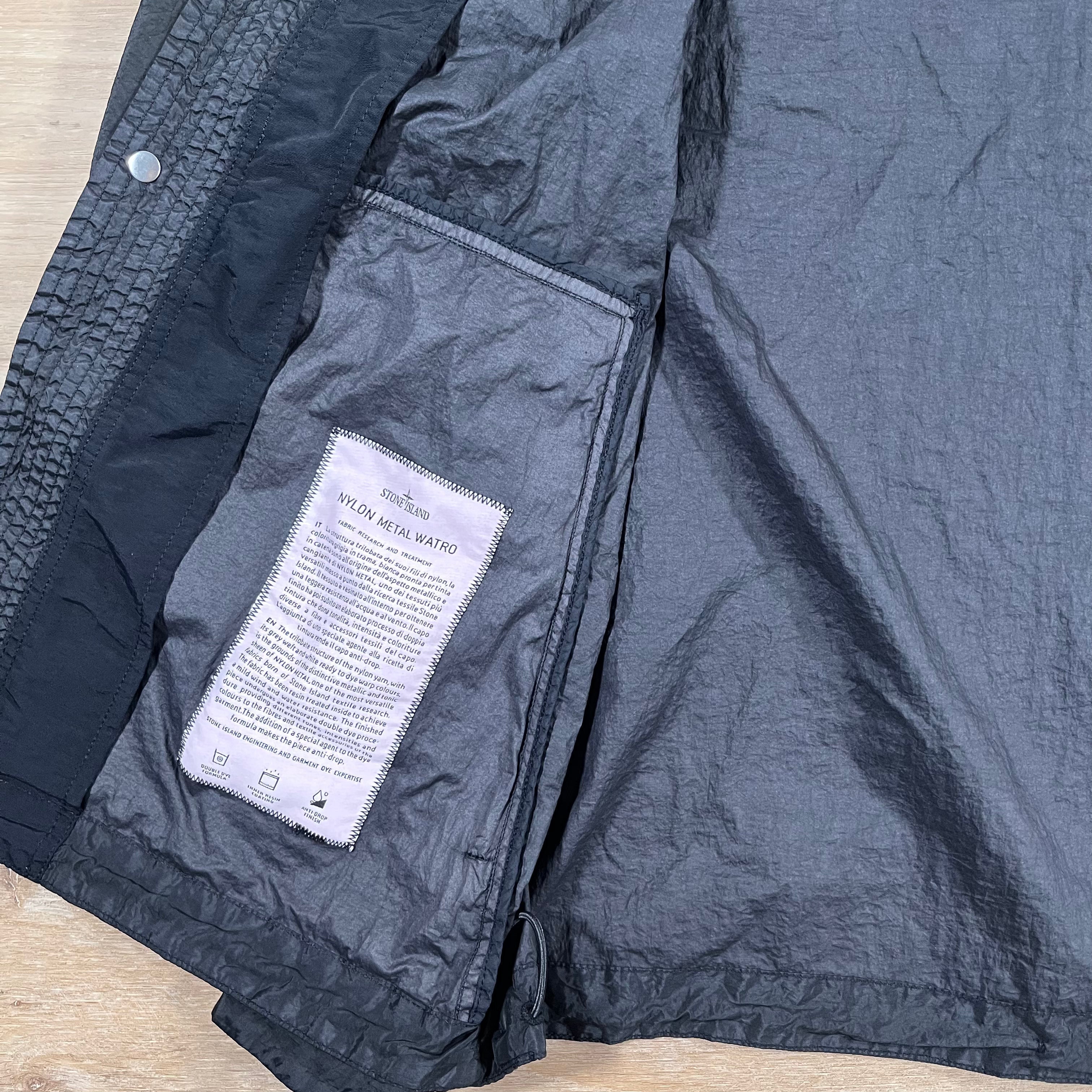 Stone Island Nylon Metal Watro TC Jacket in Black Ironleague