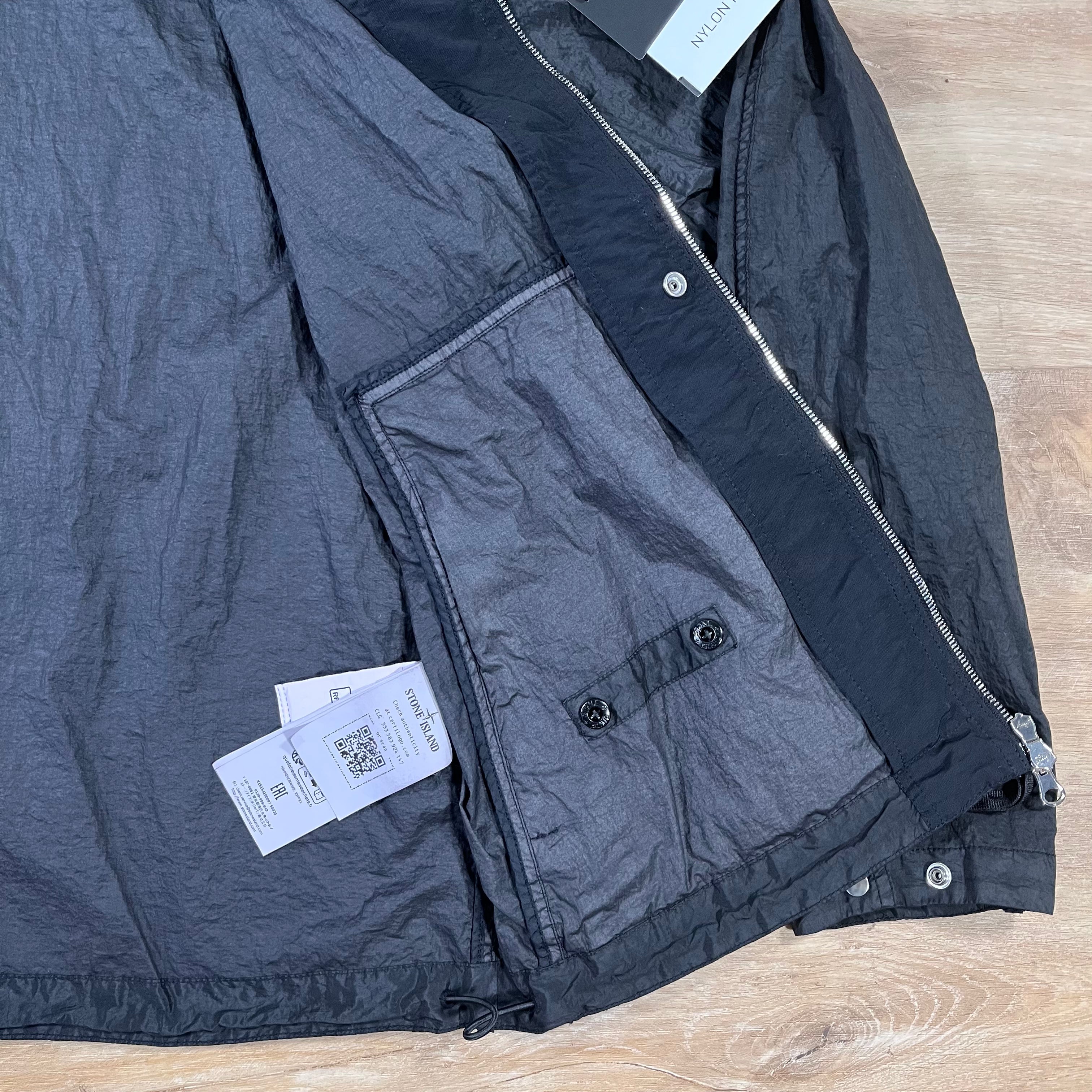 Stone Island Nylon Metal Watro TC Jacket in Black Ironleague