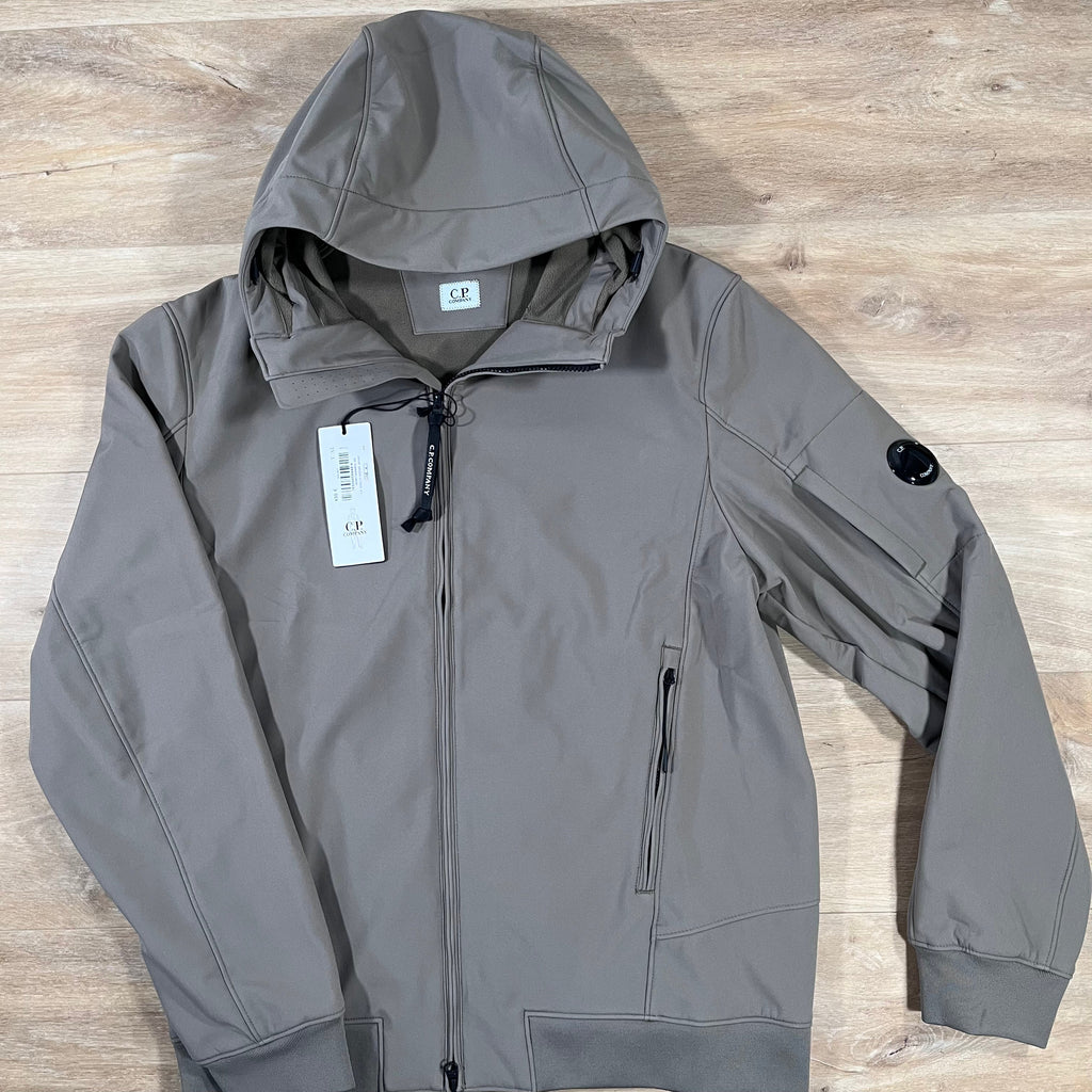 CP Company Shell-R Lens Jacket in Walnut Ironleague