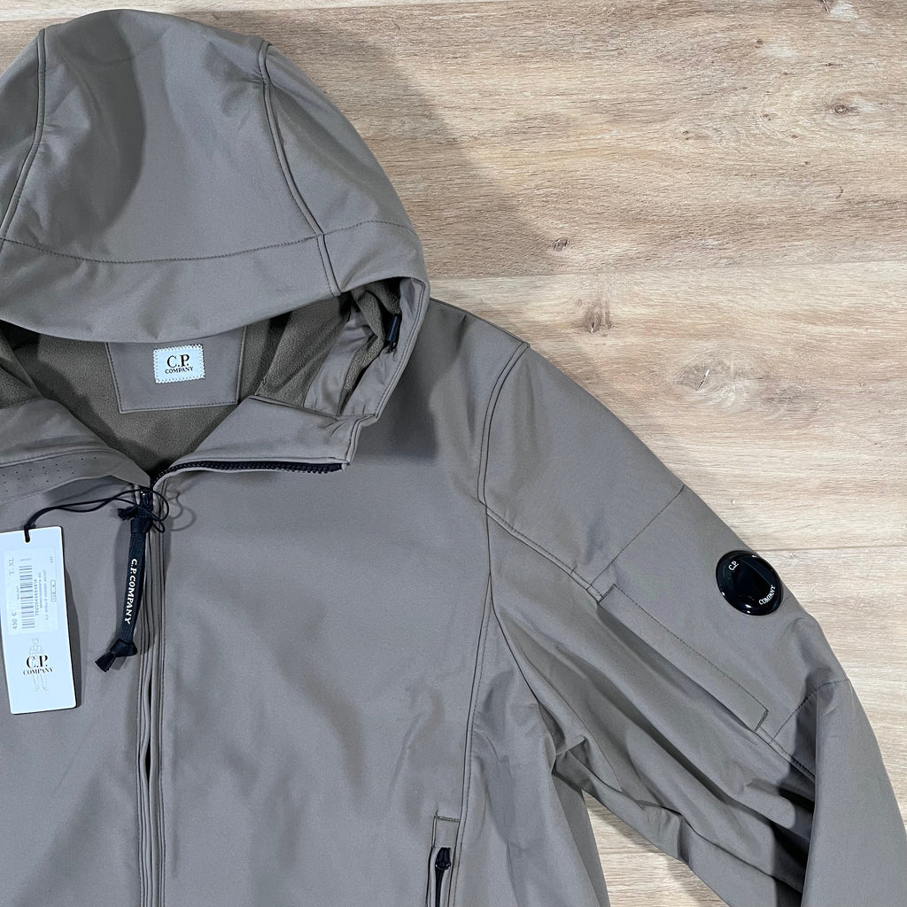 CP Company Shell-R Lens Jacket in Walnut Ironleague