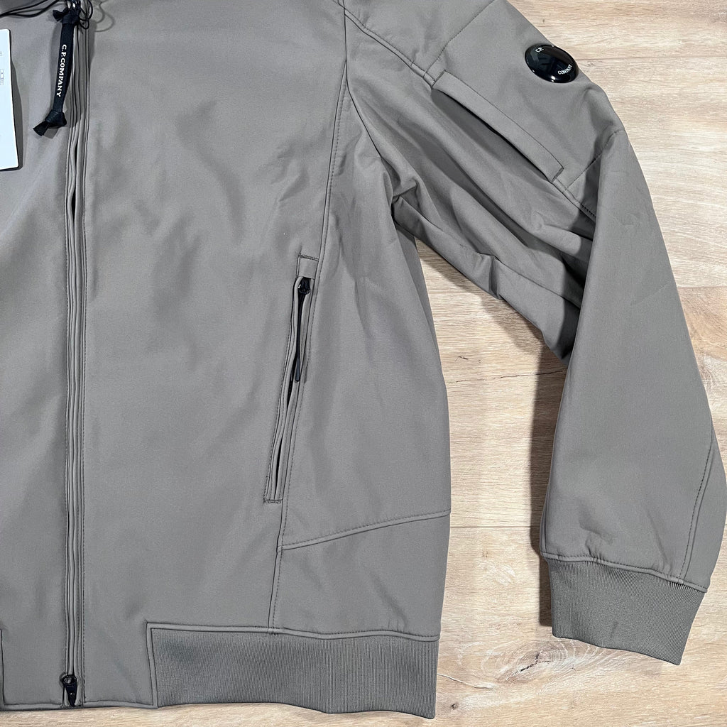CP Company Shell-R Lens Jacket in Walnut Ironleague