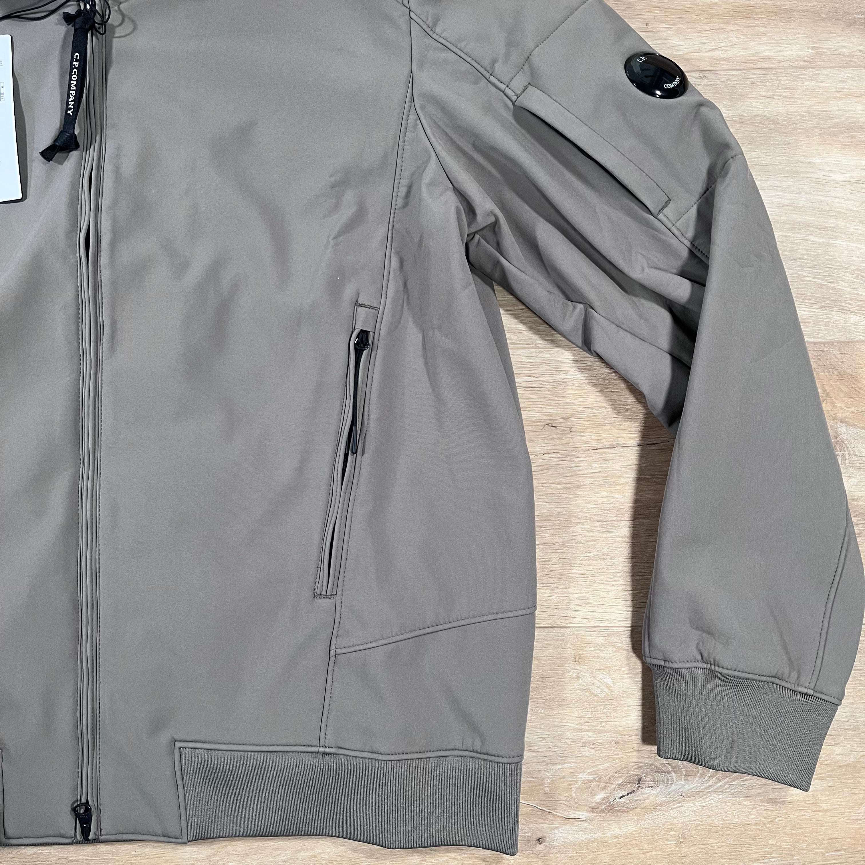 CP Company Shell-R Lens Jacket in Walnut Ironleague