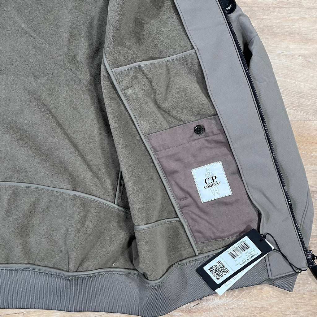 CP Company Shell-R Lens Jacket in Walnut Ironleague