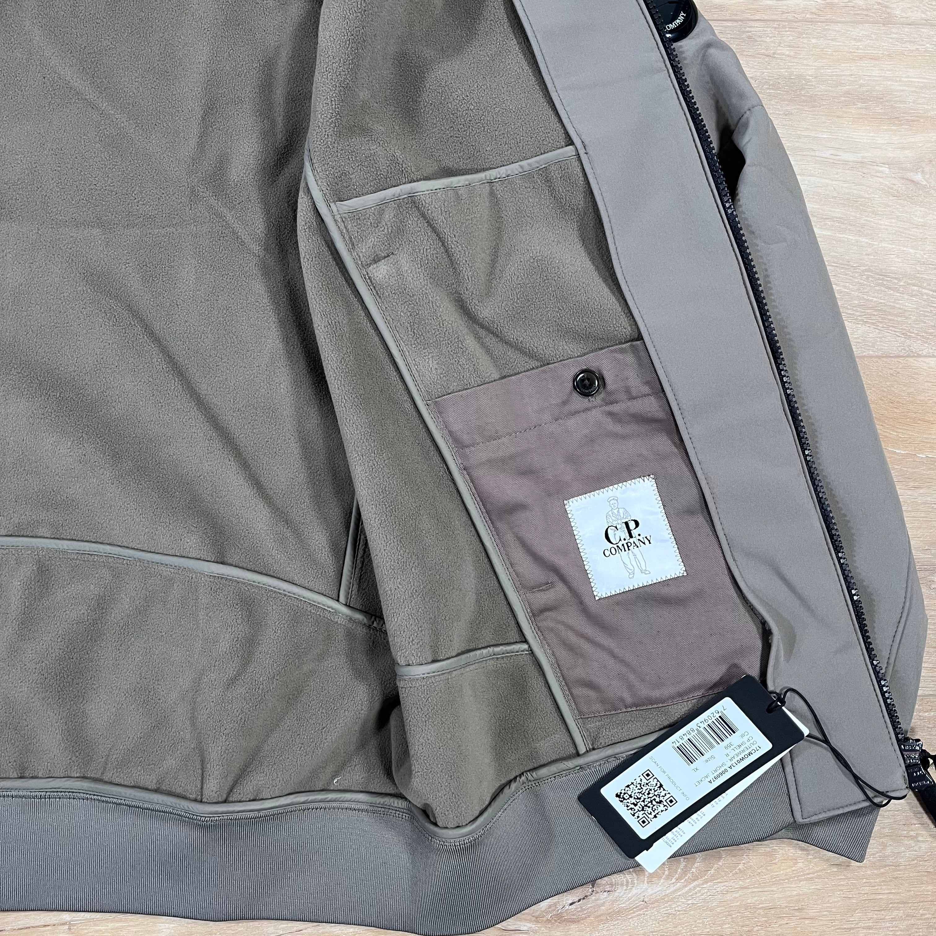 CP Company Shell-R Lens Jacket in Walnut Ironleague
