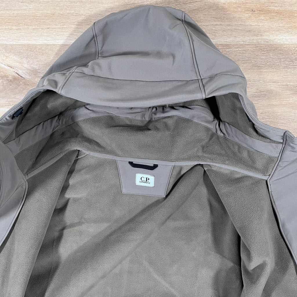 CP Company Shell-R Lens Jacket in Walnut Ironleague