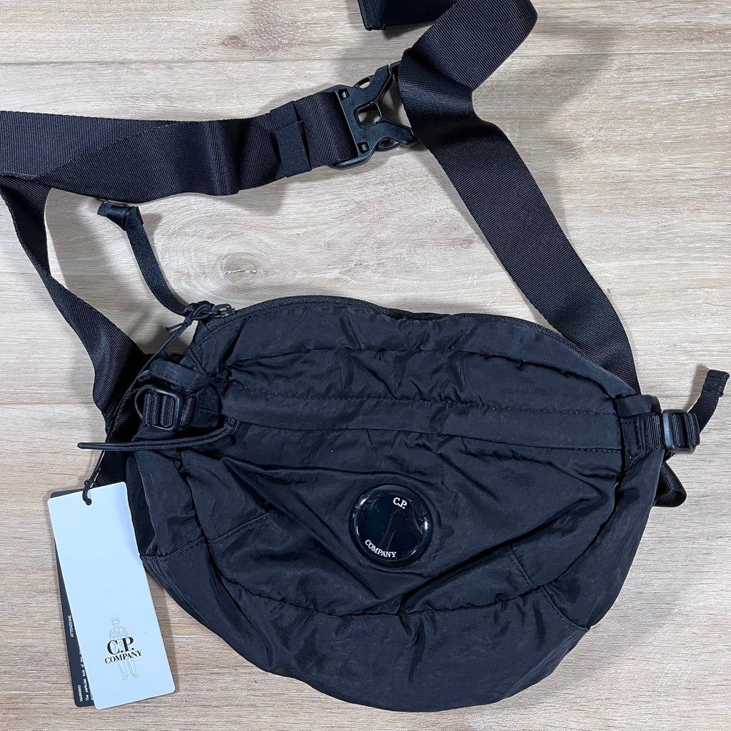 CP Company Nylon Crossbody Lens Bag in Black Ironleague