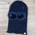 CP Company Merino Wool Goggle Balaclava in Navy Ironleague
