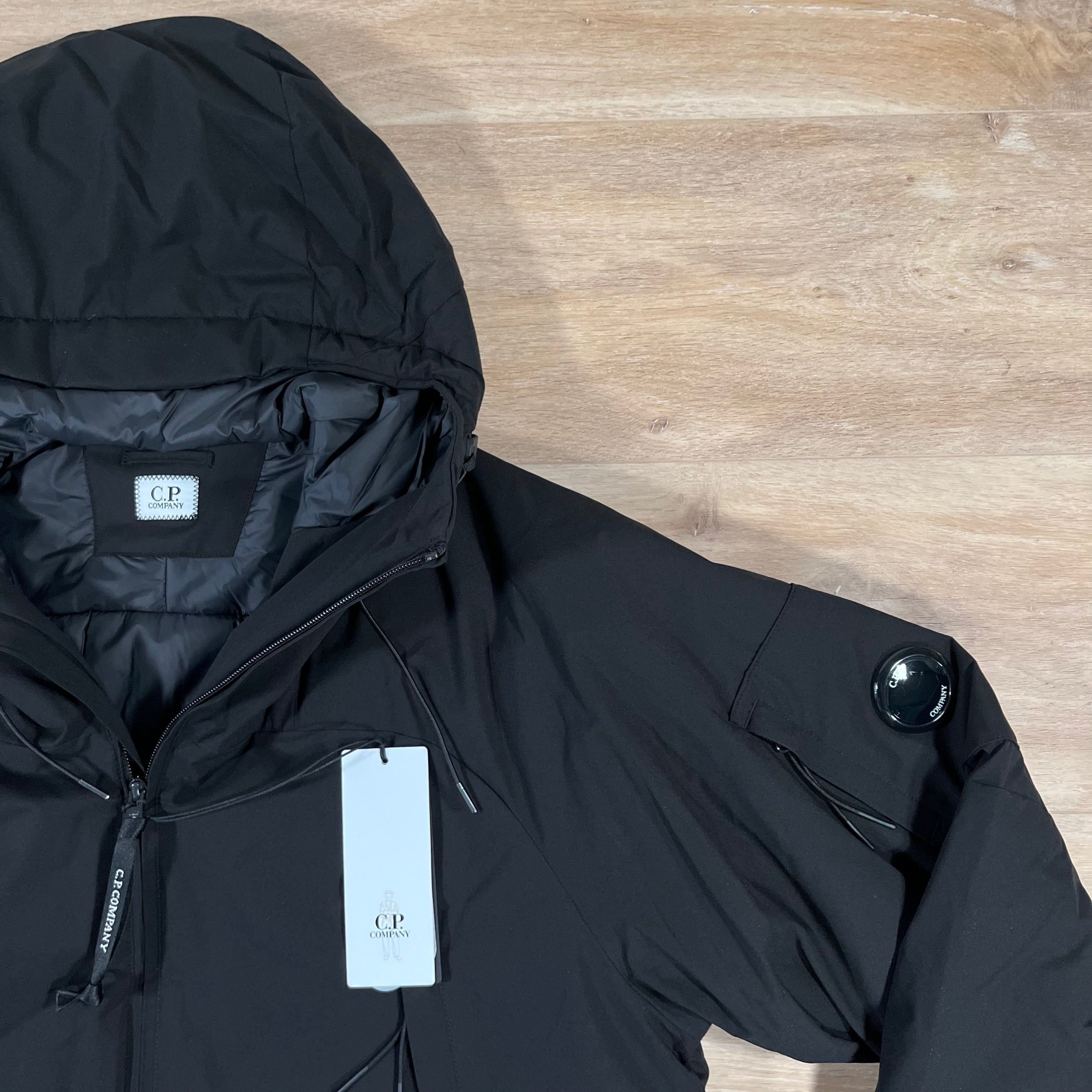 CP Company Pro-Tek Padded Lens Jacket in Black Ironleague