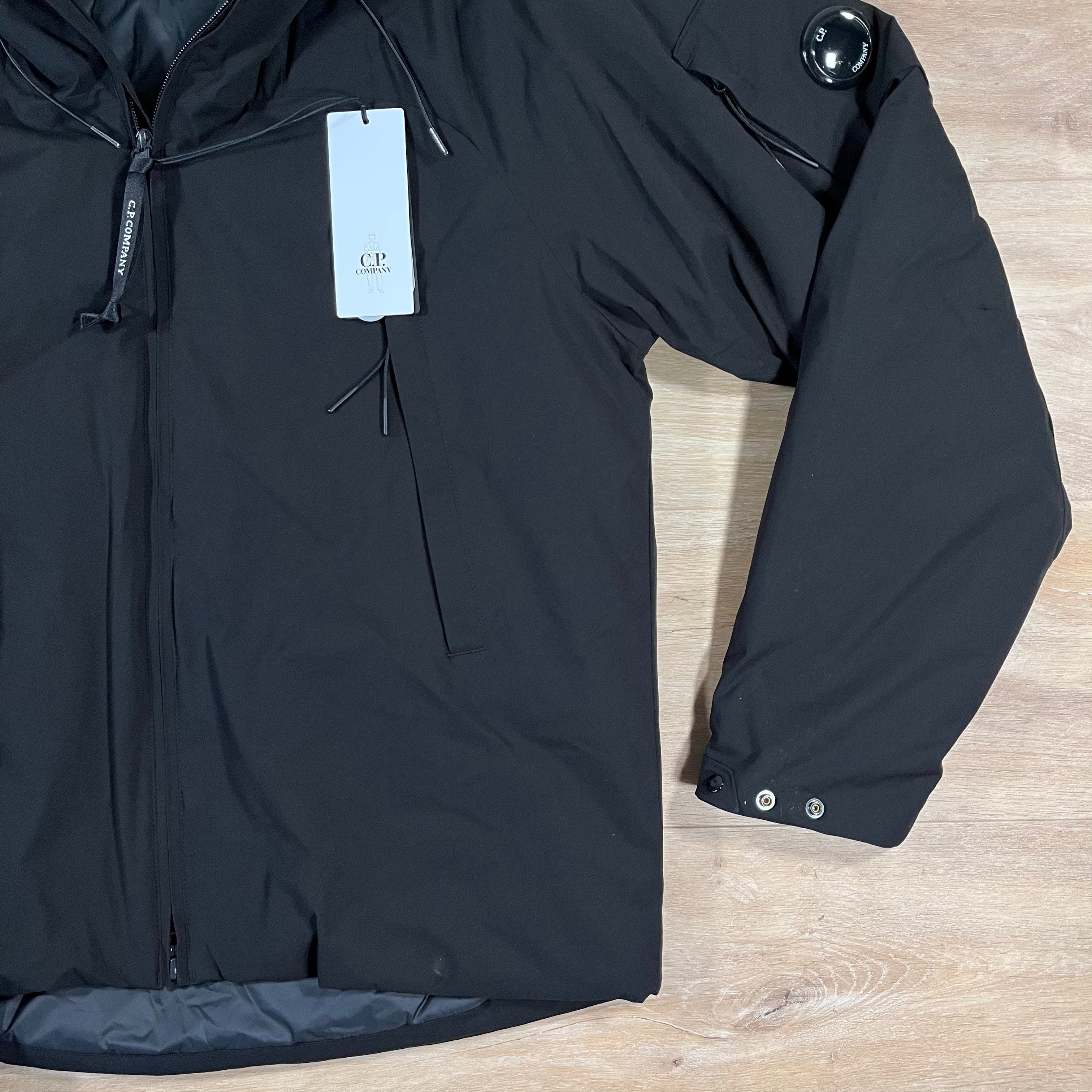 CP Company Pro-Tek Padded Lens Jacket in Black Ironleague