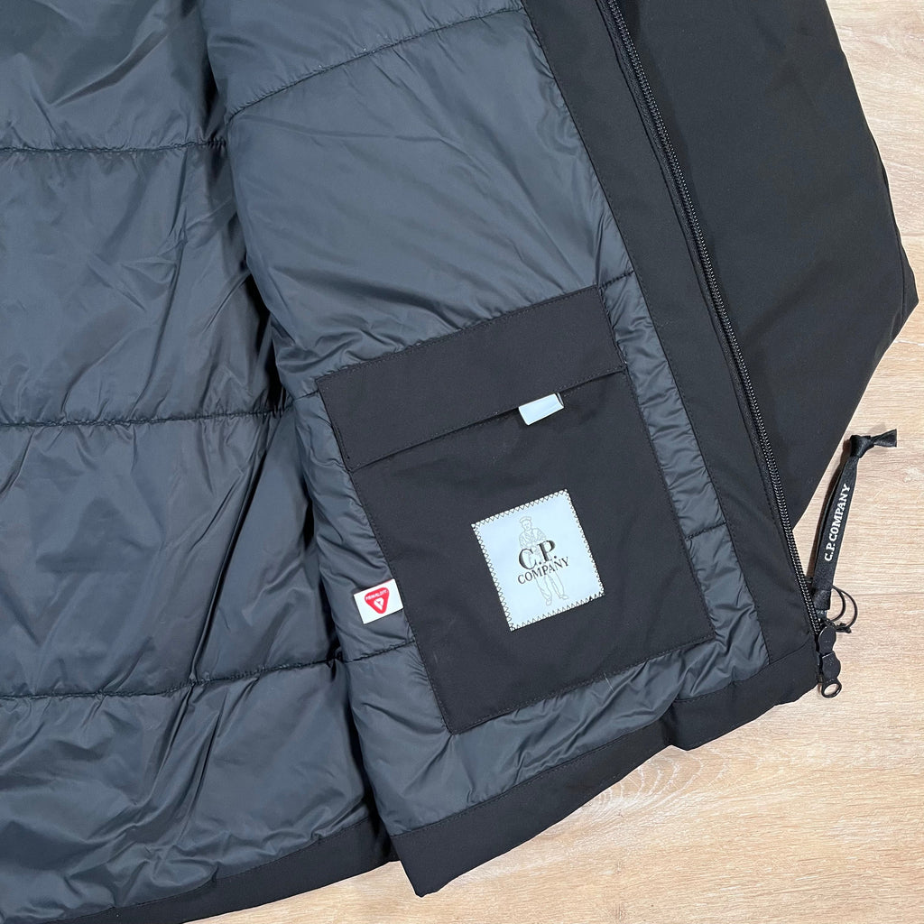 CP Company Pro-Tek Padded Lens Jacket in Black Ironleague