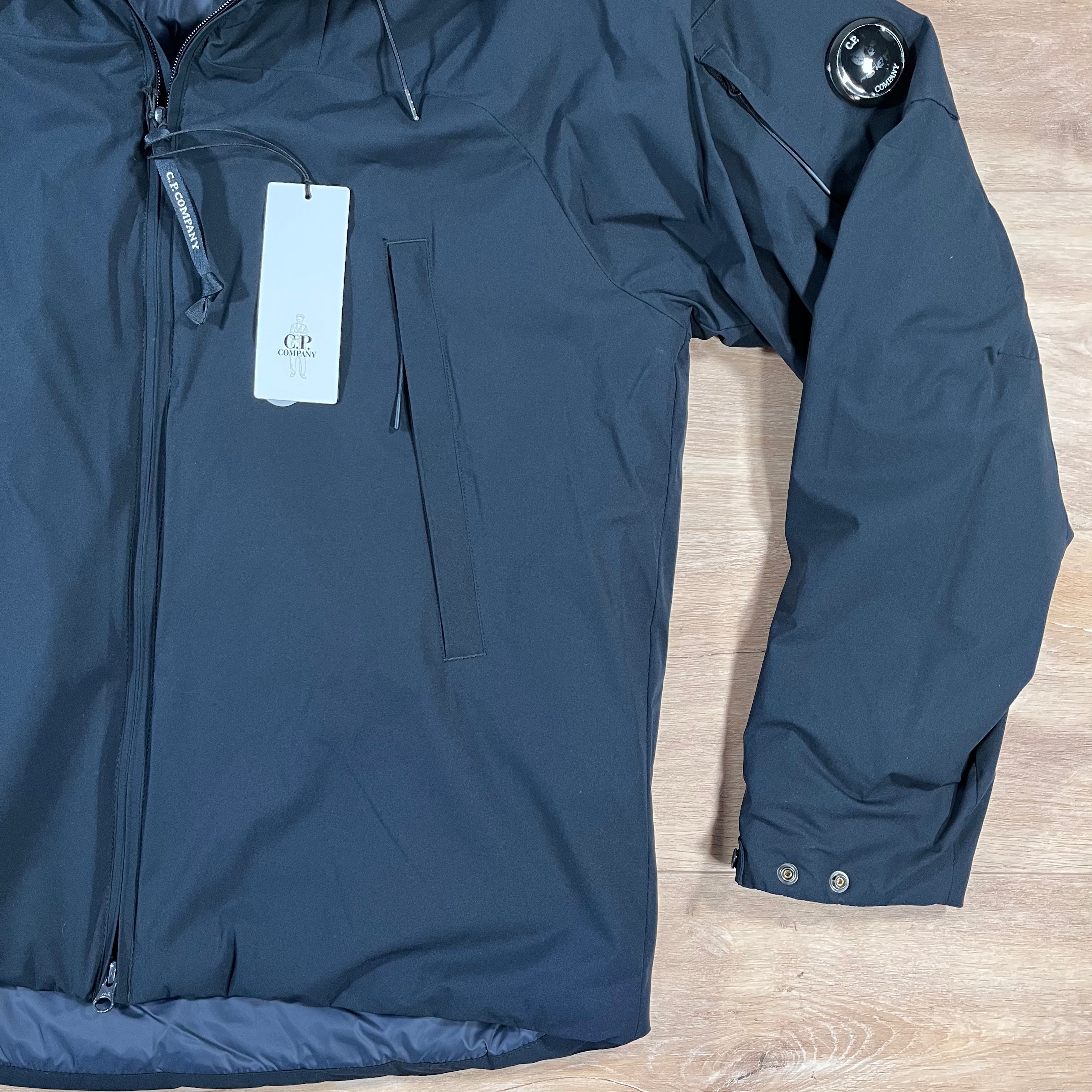 CP Company Pro-Tek Padded Lens Jacket in Navy Ironleague