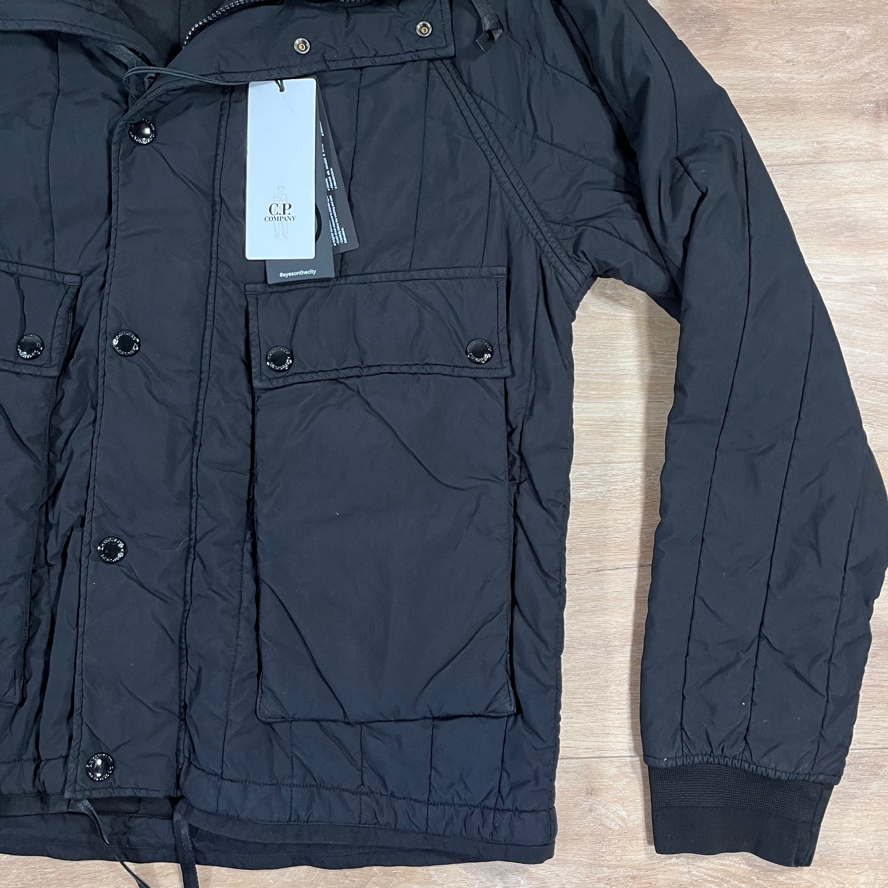 CP Company GD Liner Goggle Jacket in Black Ironleague