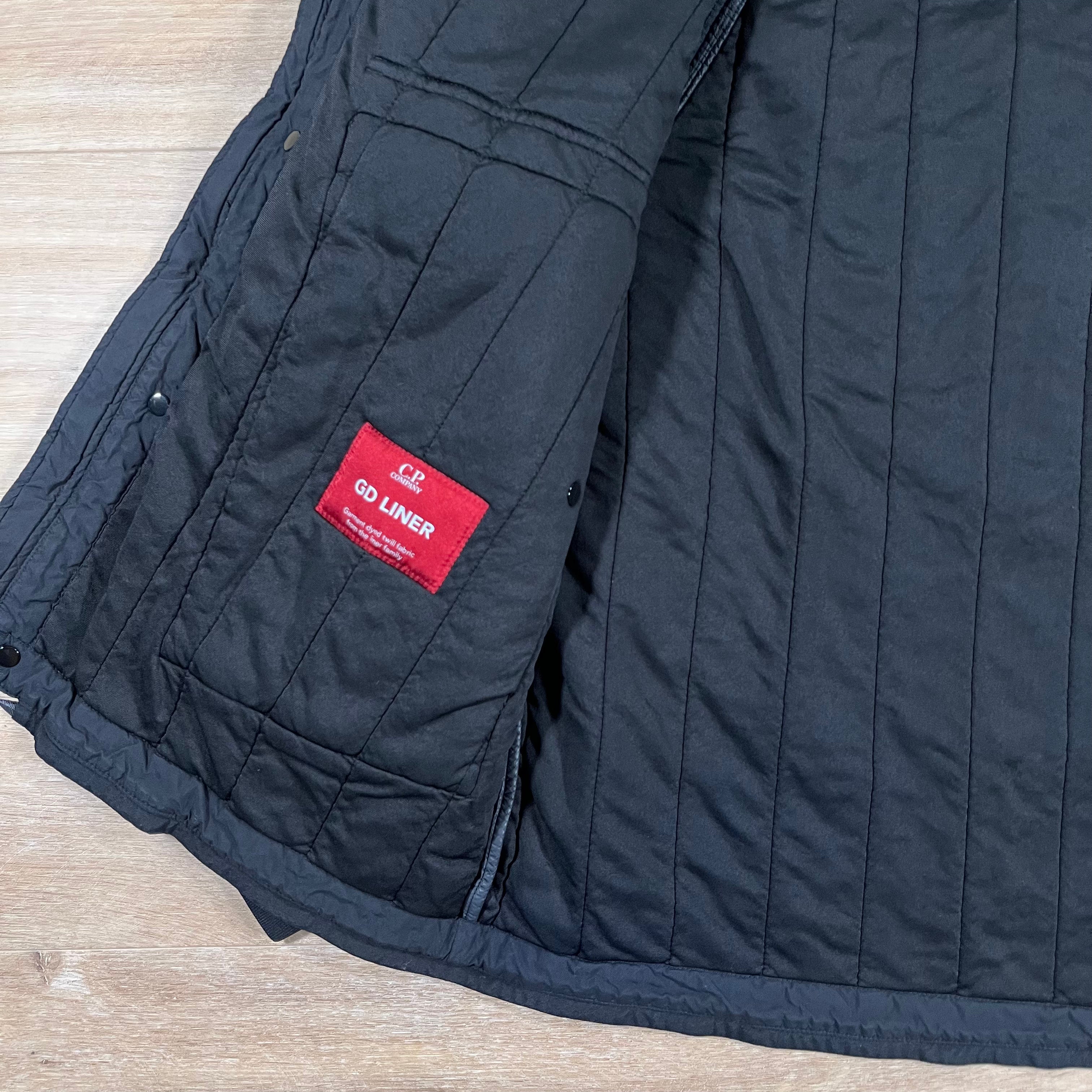 CP Company GD Liner Goggle Jacket in Black Ironleague