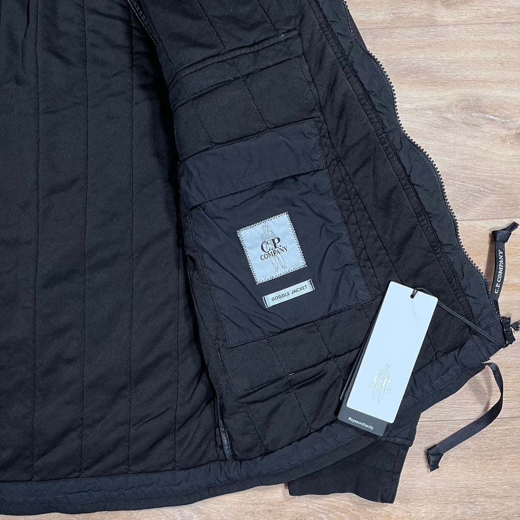 CP Company GD Liner Goggle Jacket in Black Ironleague