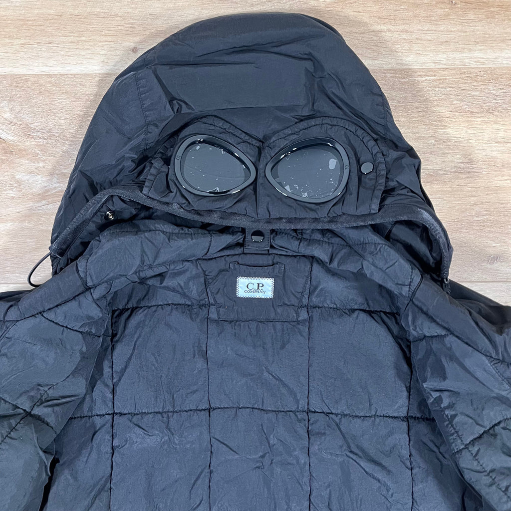 CP Company Chrome-R Goggle Jacket in Black Ironleague