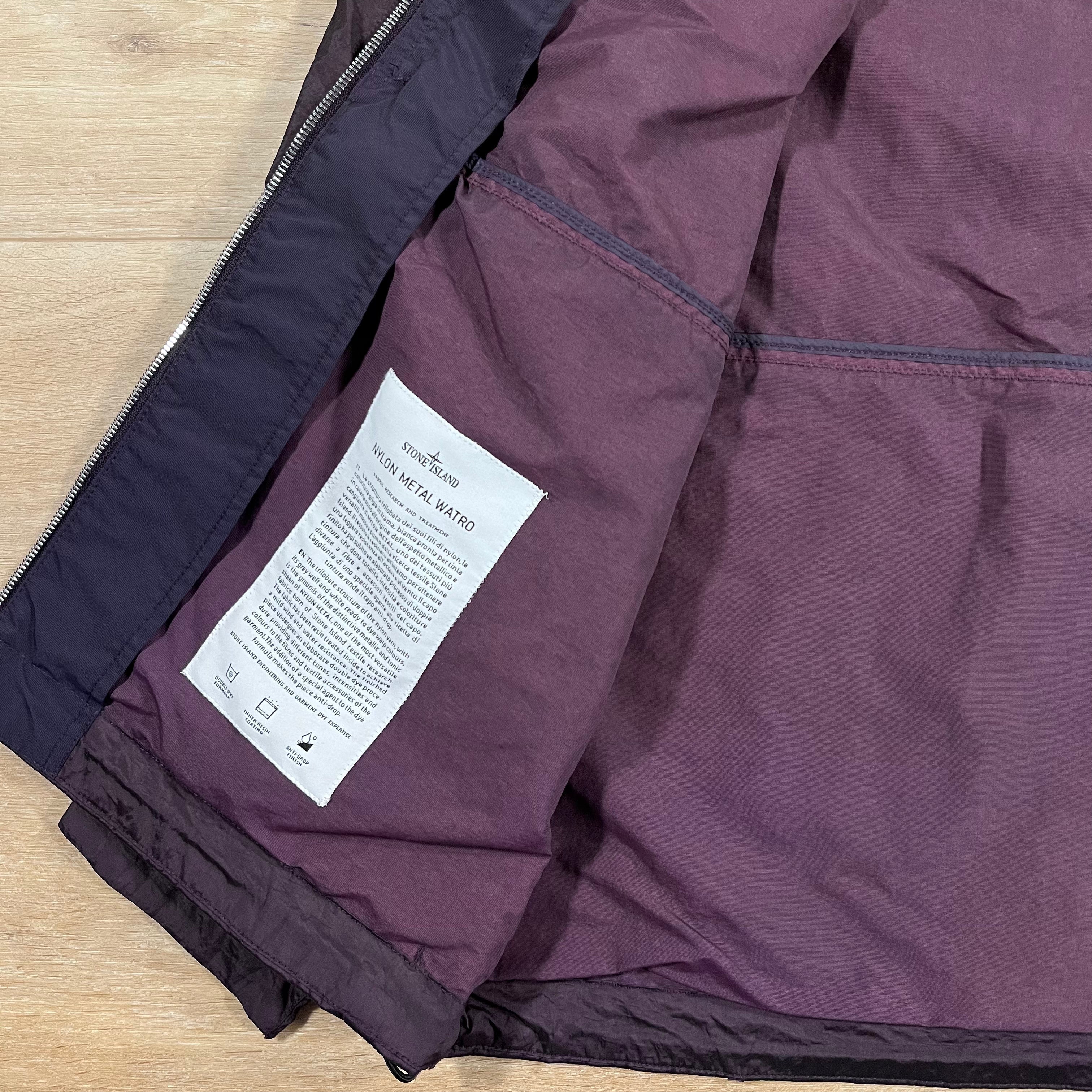 Stone Island Nylon Metal Watro-TC Convertible Jacket in Burgundy Ironleague