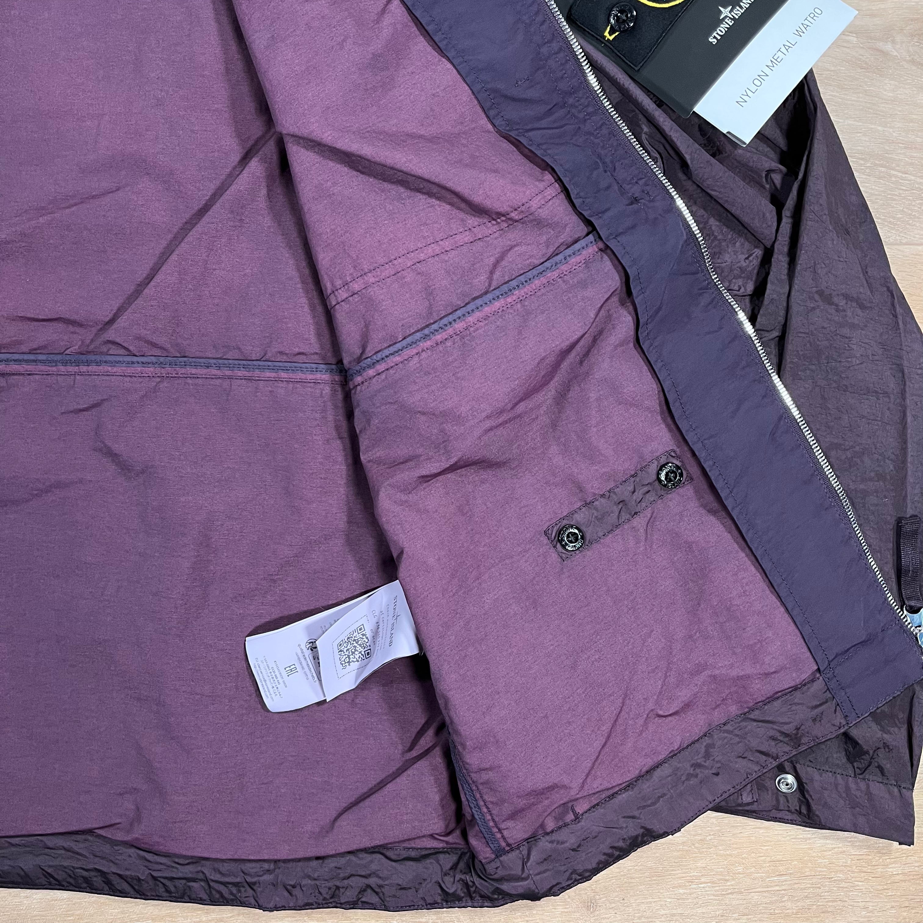 Stone Island Nylon Metal Watro-TC Convertible Jacket in Burgundy Ironleague