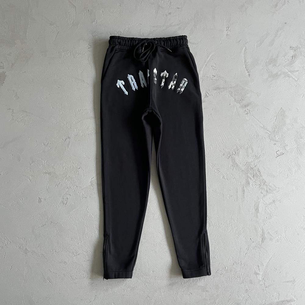 Trapstar Irongate Chenille Arch Tracksuit - Black/Grey/Blue Ironleague