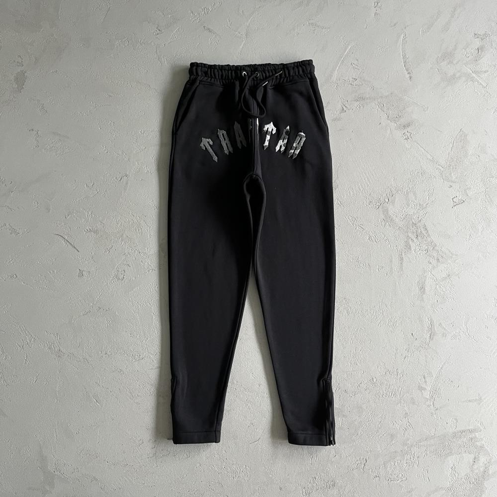 Trapstar Irongate Chenille Arch Tracksuit - Black/Grey/Blue Ironleague