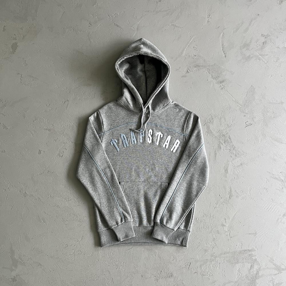 Trapstar Irongate Arch Tracksuit - Grey/White Ironleague