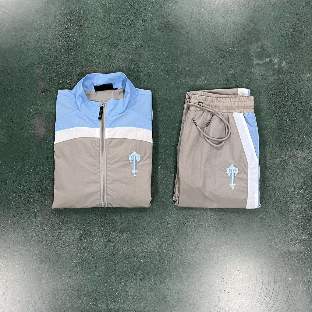 Trapstar irongate T Shellsuit - Blue/Grey Ironleague
