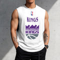 FINAL SALE - NEW CUSTOMIZED NBA16 SKI SACRAMENTO KINGS TANKTOP & GYM SHIRT